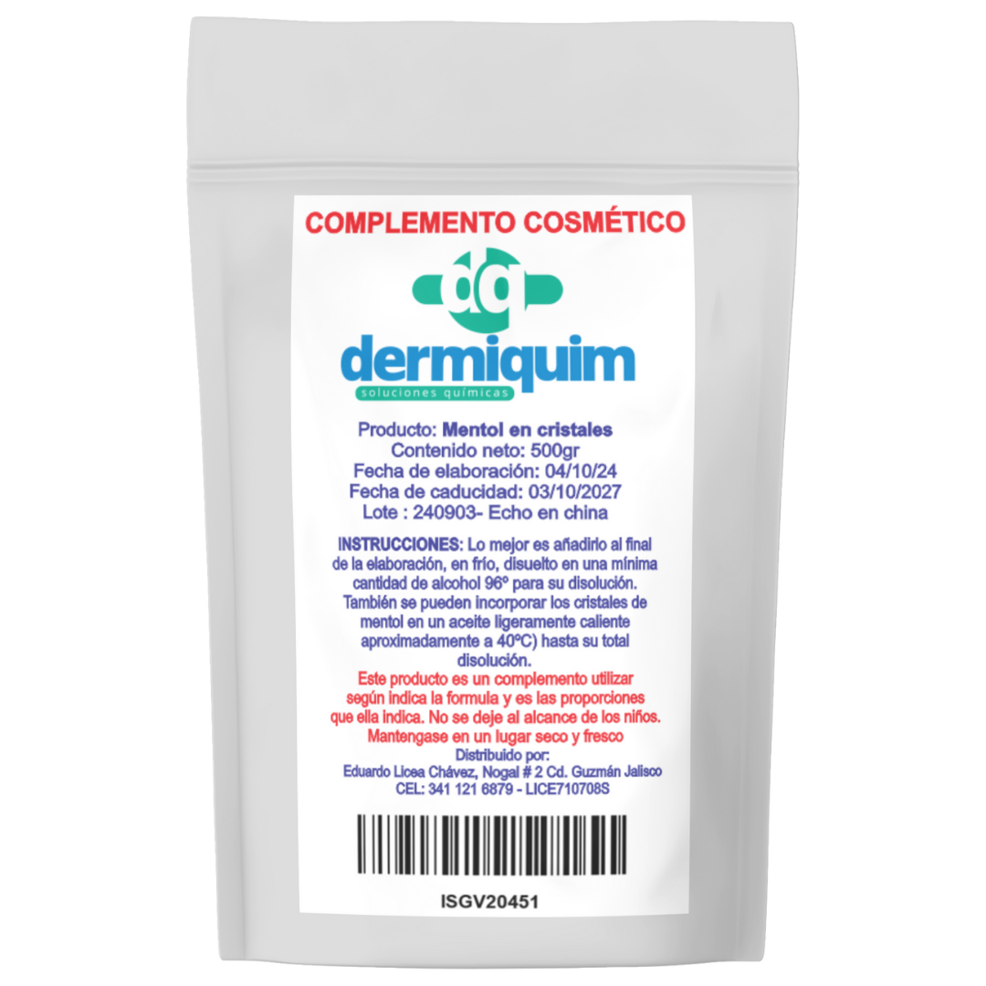 Mentol en cristales- 1 Kilo