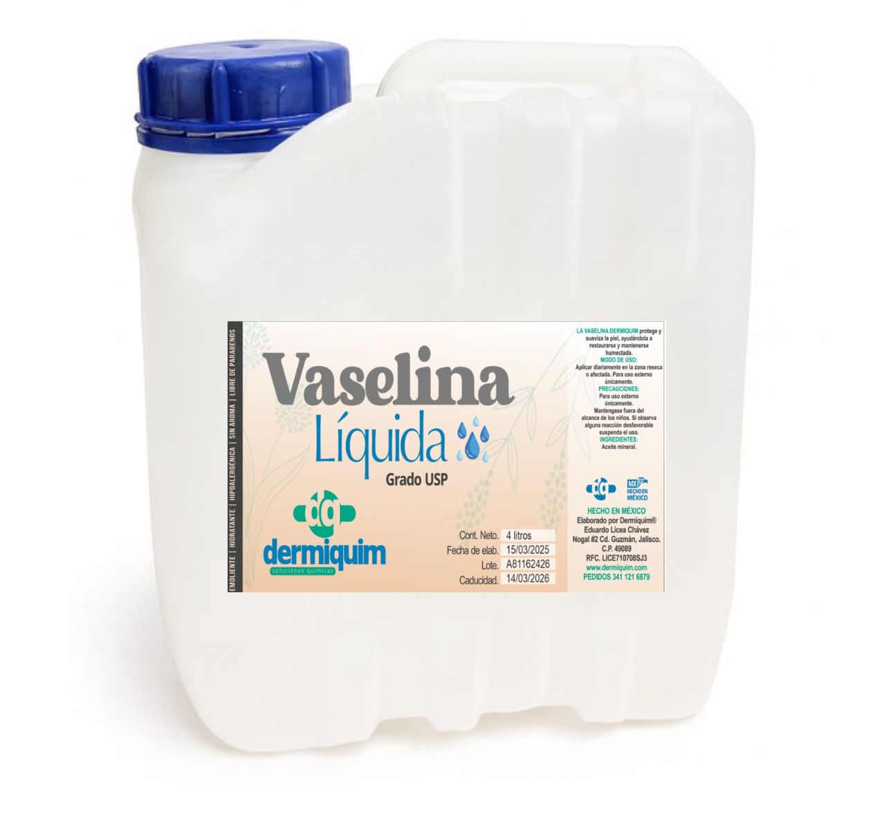 Vaselina Liquida - 4 Litros